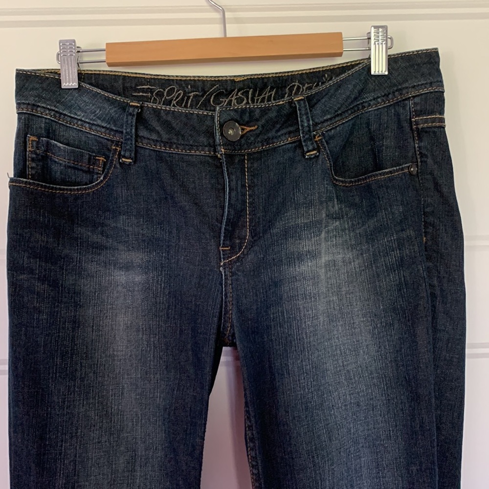 Esprit Denim - Tube Slim Blue/Black Dark Wash Skinny Jeans - Women’s Size 32/30